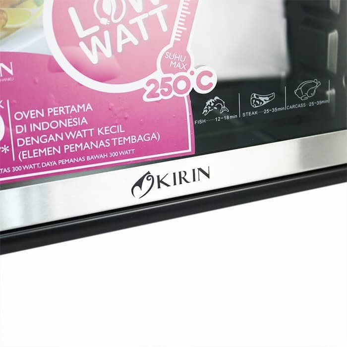 KIRIN Beauty Oven Listrik LOW WATT 20 Liter KBO-200RAB