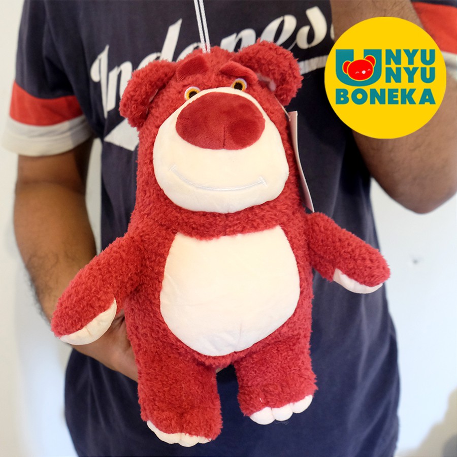 Boneka lotso 25cm ORIGINAL impor, bahan lembut toy story woody jessy buzz