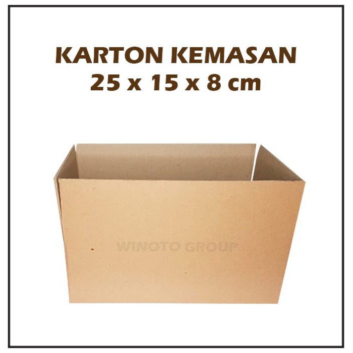 Kardus/Karton Kemasan Box Packing 25 x 15 x 8cm