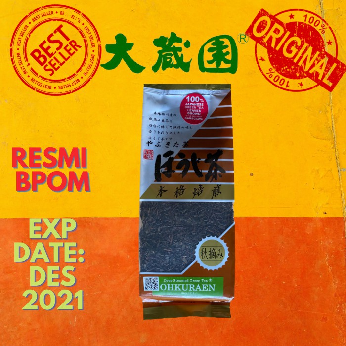 

OHKURAEN AUTUMN HARVEST HOUJICHA HOJICHA ORIGINAL BPOM 200gr
