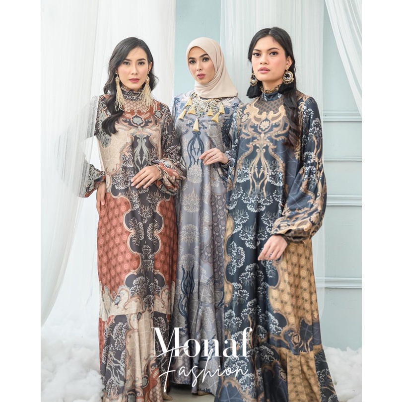 Gamis Maxmara Silk Modern Gamis Maxmara Original Luxury Monaf Store