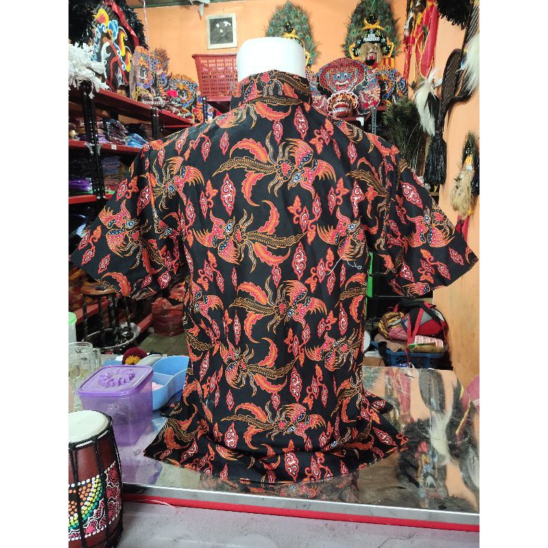 baju batik / baju / kemeja / barongan / pecut / ganongan / topeng ganong / warok / sh / psht / devil