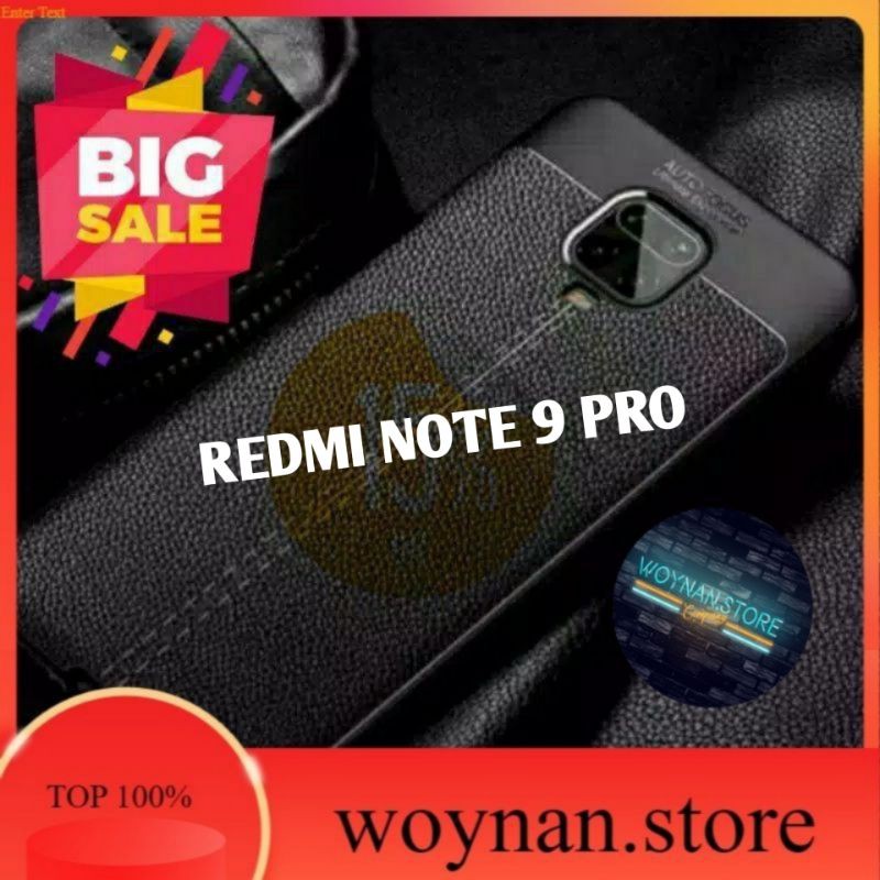 Case Redmi Note 9 Pro SoftCase Autofocus Carbon Hitam