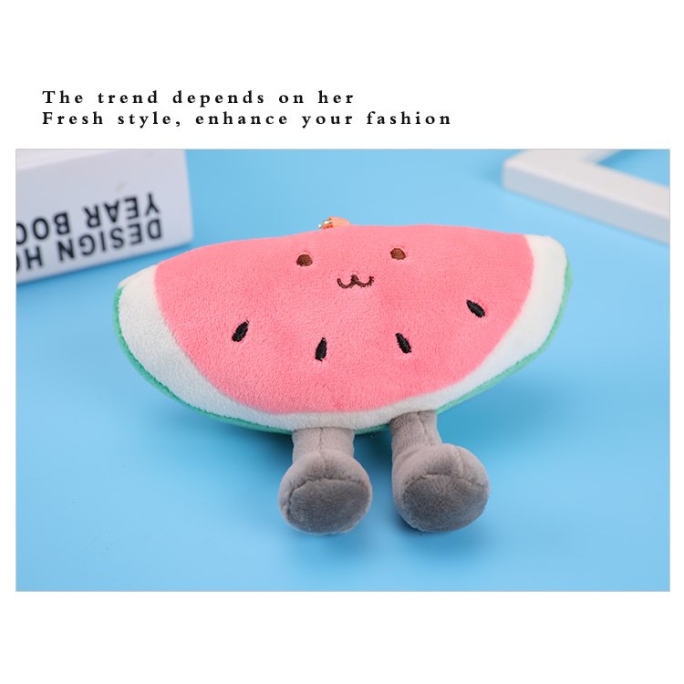 ILAHUI Keychain/Gantungan Kunci/Cute Watermelon Keychain/Trend Jewelry