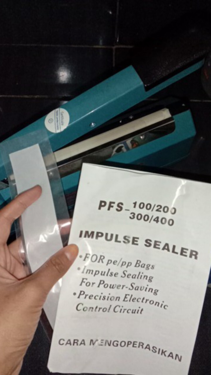 Alat Perekat Plastik Listrik Impluse Sealer 20cm Mesin Press Impulse Q2 / Amor