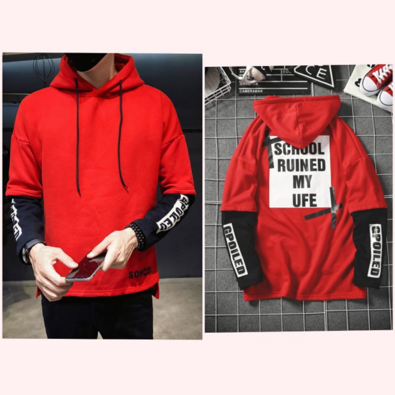 SWEATER PRIA SCHOOL /JAKET HODDIE COWOK /PAKAIAN PRIA TERBARU