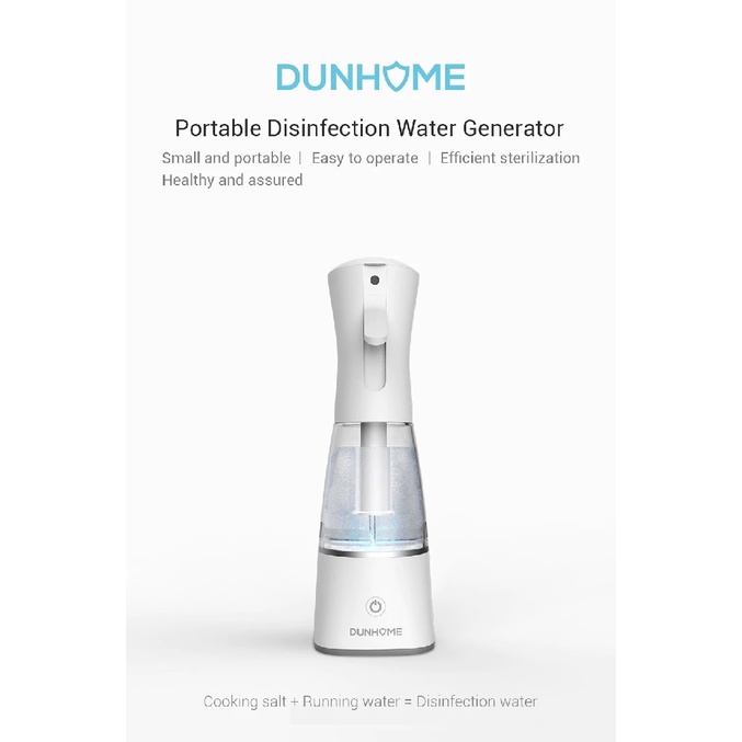 DUNHOME XT-1.3 Botol Semprot Spray Portabel Pembuat Disinfektan 250ML