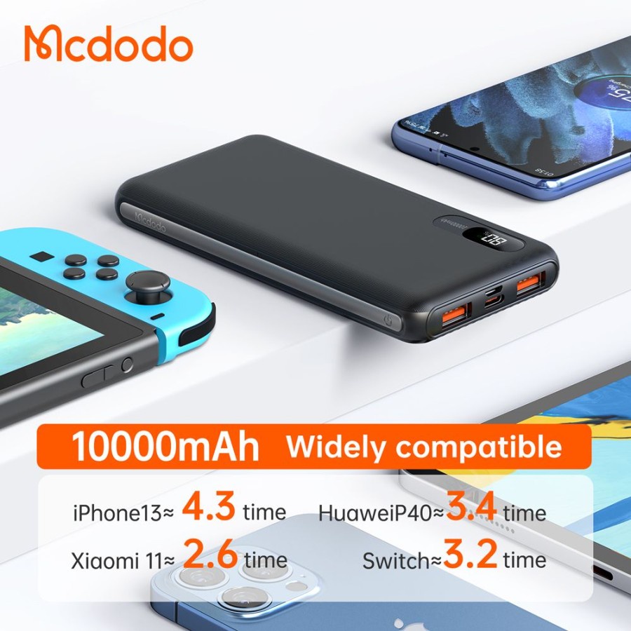 Mcdodo Powerbank 22.5W PD Fast Charging 10.000mAh MC-6041