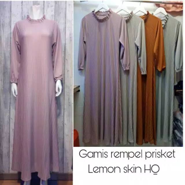 Gamis plisket import