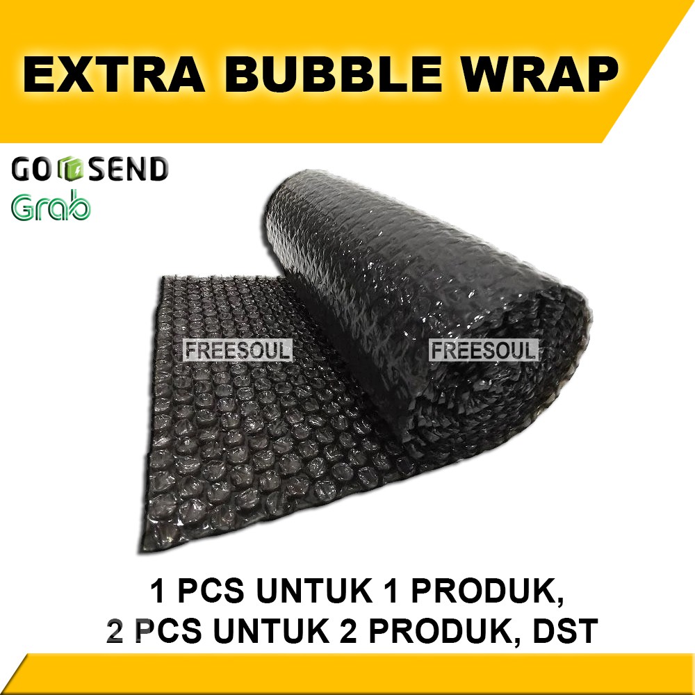 Extra Bubble Wrap untuk Paket