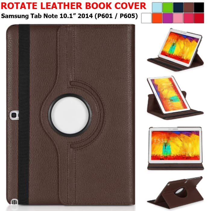 Samsung Tab Note 10.1 10 SM P601 P605 Book Cover Case Sarung Tab Kulit
