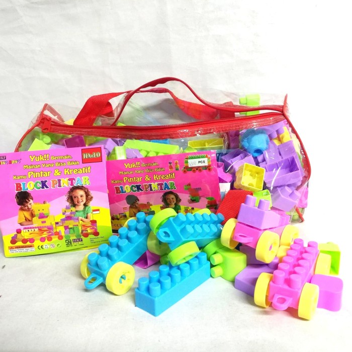 Mainan Bongkar Pasang Merakit Robot Mobil Interaktif Merangkai Lego