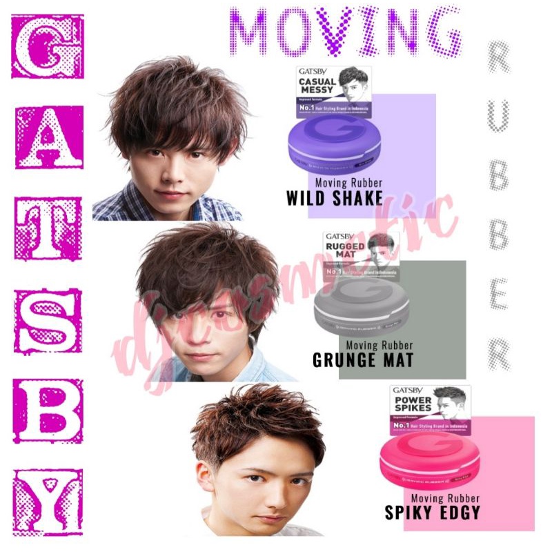 [80gr] Gatsby Moving Rubber Hair Styling