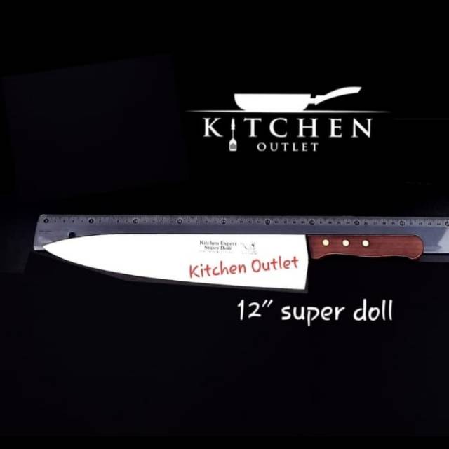 Pisau Dapur Pisau Besar Stainless Steel 12inch
