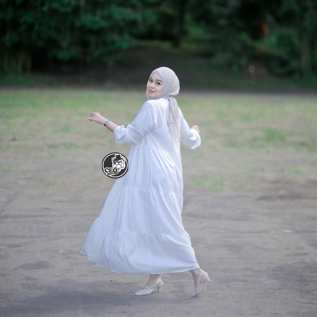 AUFA MIDI DRESS // GAMIS SUSUN BUSUI FRIENDLY / MIDI DRESS RAYON / GAMIS BUSUI / GAMIS SUSUN PREMIUM / DRESS WANITA MUSLIM / GAMIS