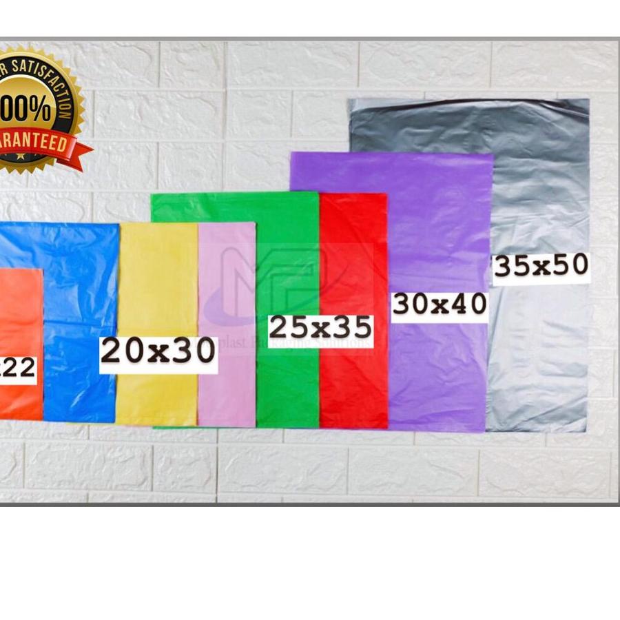 

™ Kantong plastik tanpa plong polos 35x50 (Ukuran Jumbo) Plastik packing /Plastik olshop ❄
