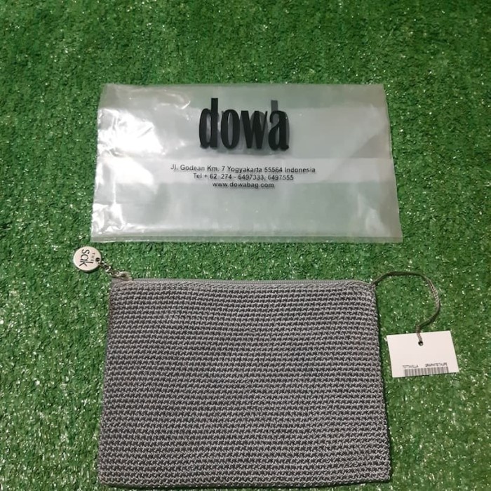 Preloved Dompet Pouch Rajut Merk Dowa The Sak Tottavilla 2nd Like New Original