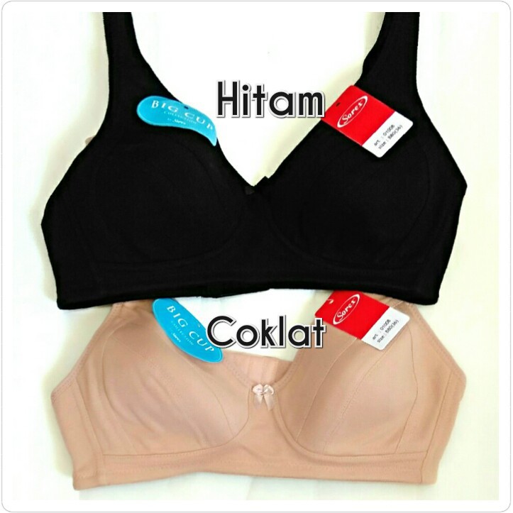 Bra Sorex BIG CUP Art. 01008 | Sorex Basic Busa Tipis Tanpa Kawat Kait 3 | Sguna