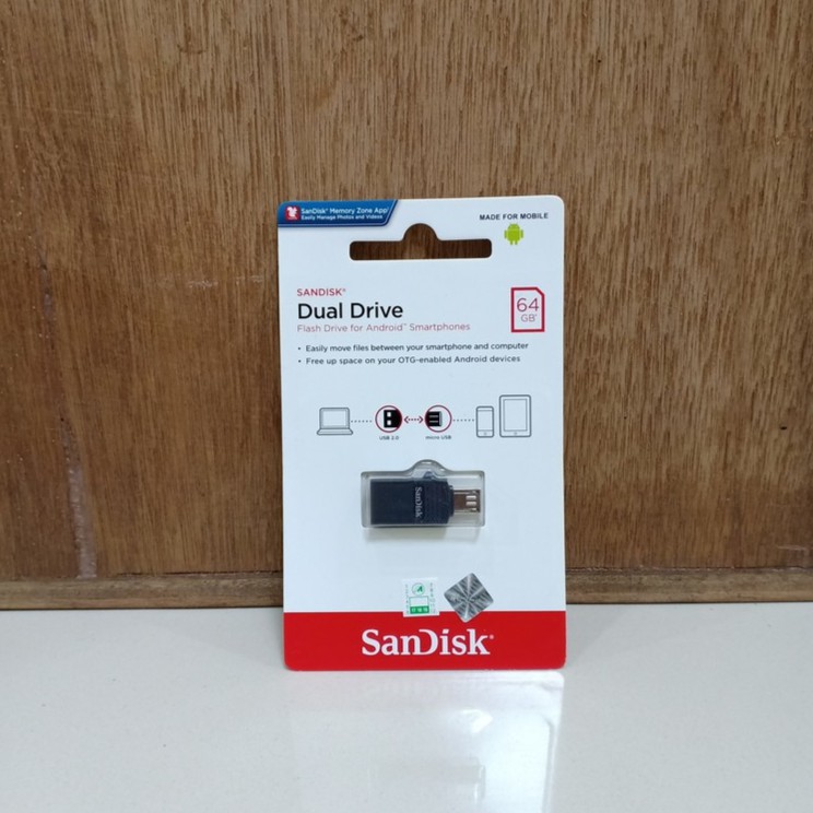 Sandisk Dual Drive 2.0 OTG for Android 64GB