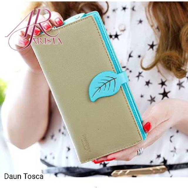 DOMPET DAUN - Dompet Panjang wanita
