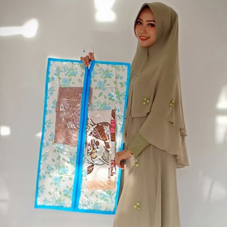 PROMO MURAH RAK JILBAB MOTIF BUNGA  HANGER KUALITAS 