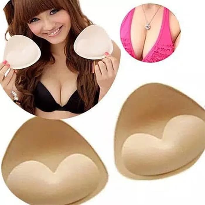 TBI Tambahan Padded Busa Bra Segitiga Bikini Sport Bra Sponge Cup BH