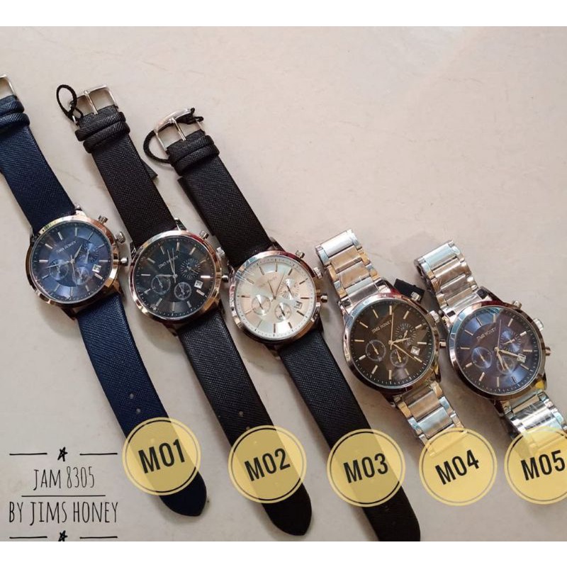 Jam Tangan Pria 8305 Jims honey