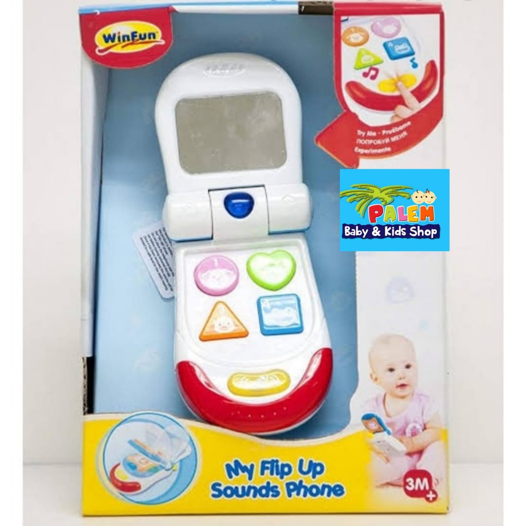 Winfun My Flip Up Second Phone w0618/mainan edukasi anak