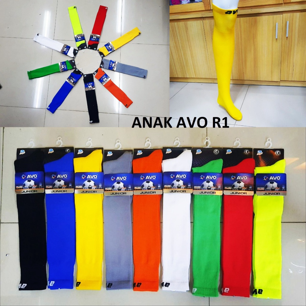 Kaos Kaki Bola Anak Avo R1 Selusin