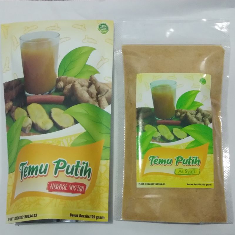 

Temu Putih Instan berat 100 gram
