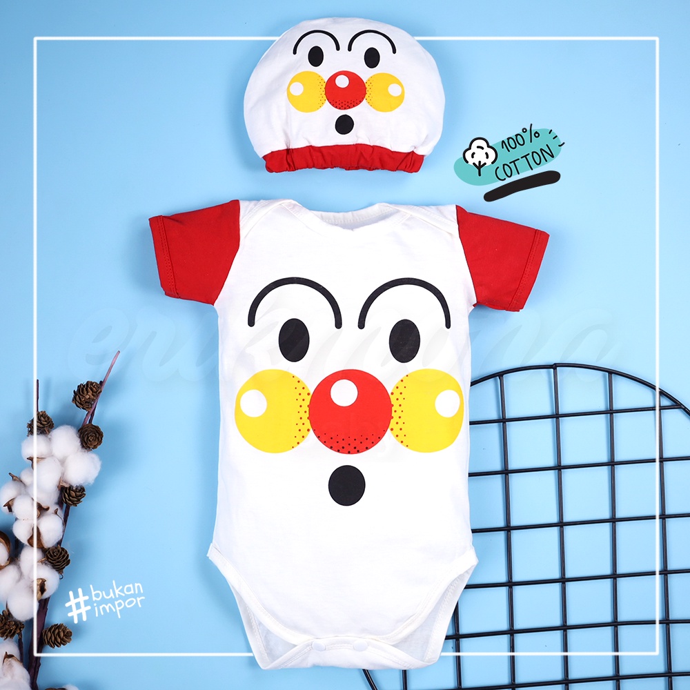 ❤️ jumper bayi baju bayi lucu karakter clown badut baju anak ❤️