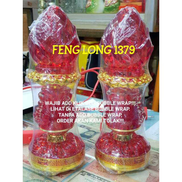 Lampu Altar Puja Sembahyang LED Seri Merak Merah 02