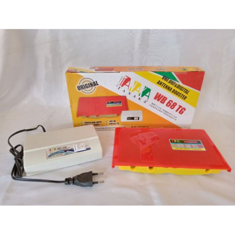 BOOSTER ATAS + BAWAH TANAKA WB 68 TG ( PENYETABIL SINYAL TV DIGITAL)