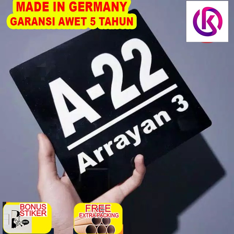 

Terlaris nomer rumah akrilik timbul 20