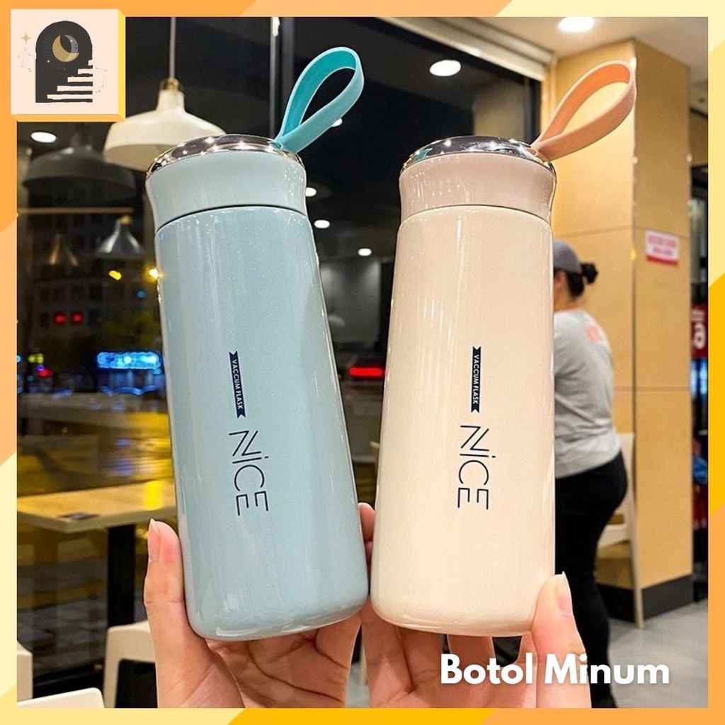 Jual Either.id Botol Minum Kaca Botol Minum Anak Karakter Lucu