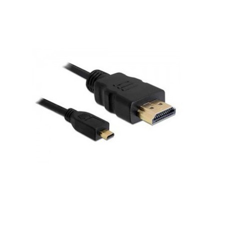 Micro hdtv to hdtv 1080p full hd 1.5 meter gold cable - Kabel micro hdtv male to hdtv male 1.5m
