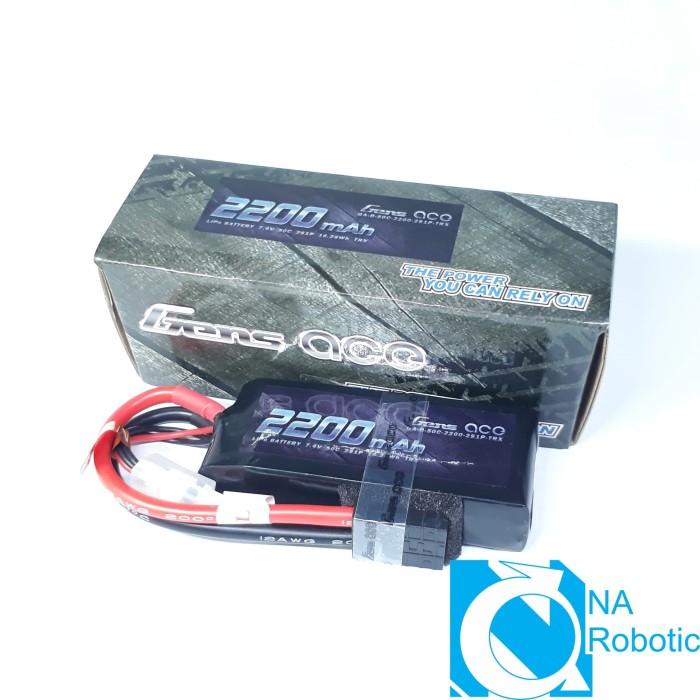 Baterai Lipo Gensace 2200Mah 2S 50C Trx 7.4V