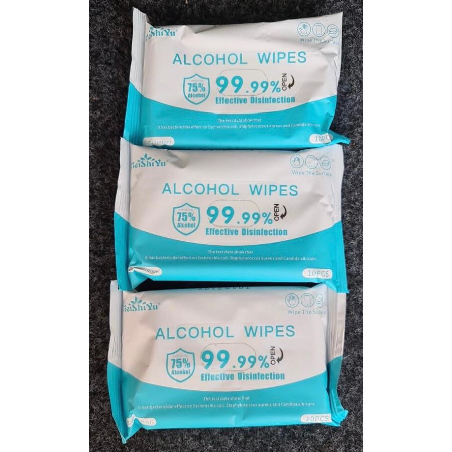 Jual Alkohol wipes isi 50 dan 10 pcs Shopee Indonesia