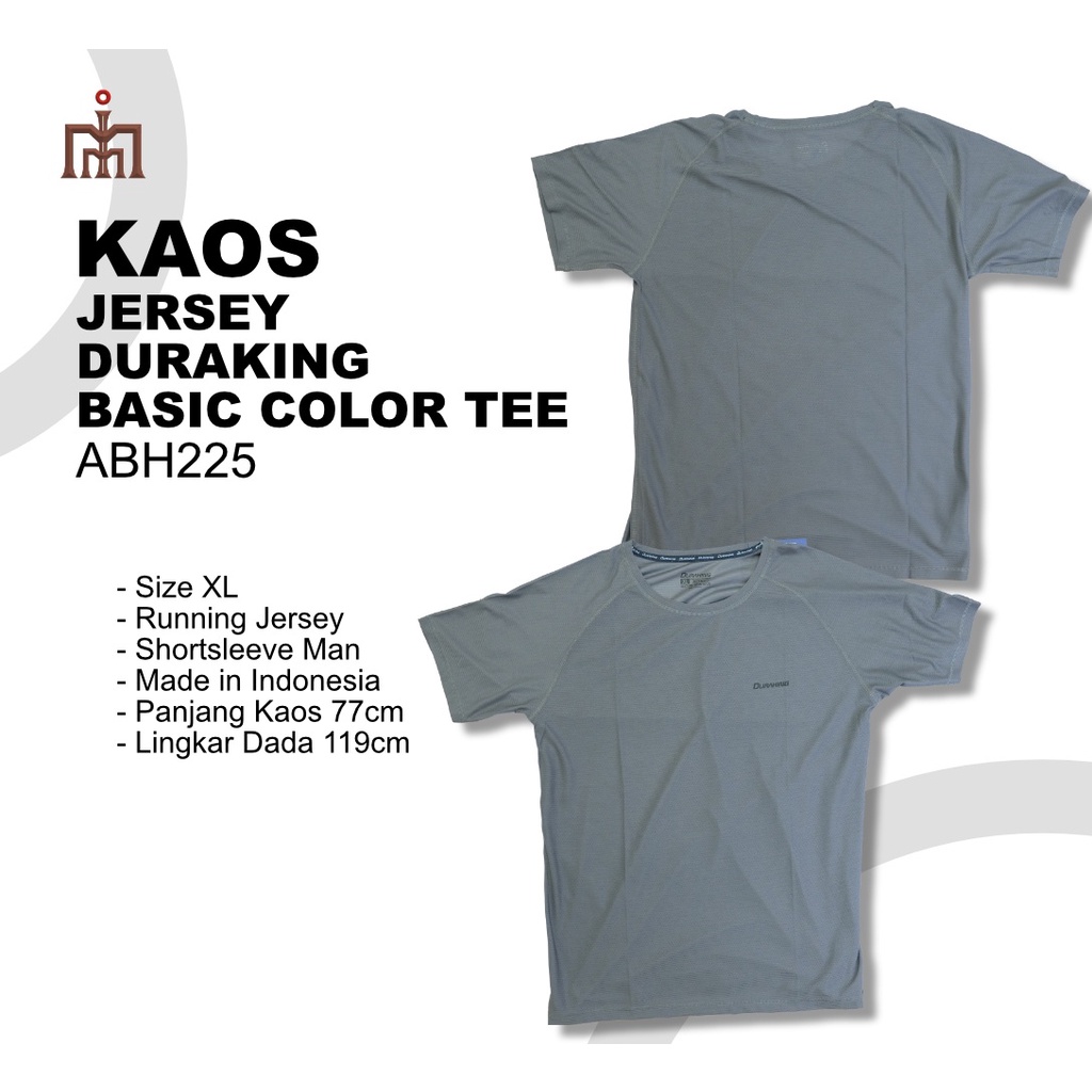 KAOS JERSEY DURAKING BASIC COLOR TEE