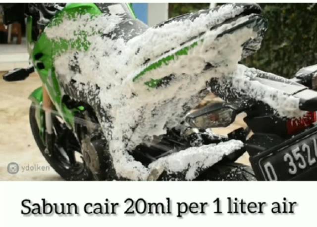 shampo snow wash pembersih mobil motor busa salju plus kain micro fiber david palmer,