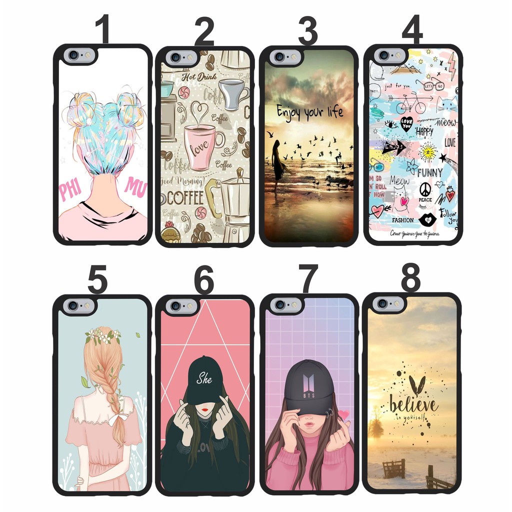 [W-021] HARD CASE KOREA OPPO VIVO SAMSUNG XIAOMI REALME IPHONE