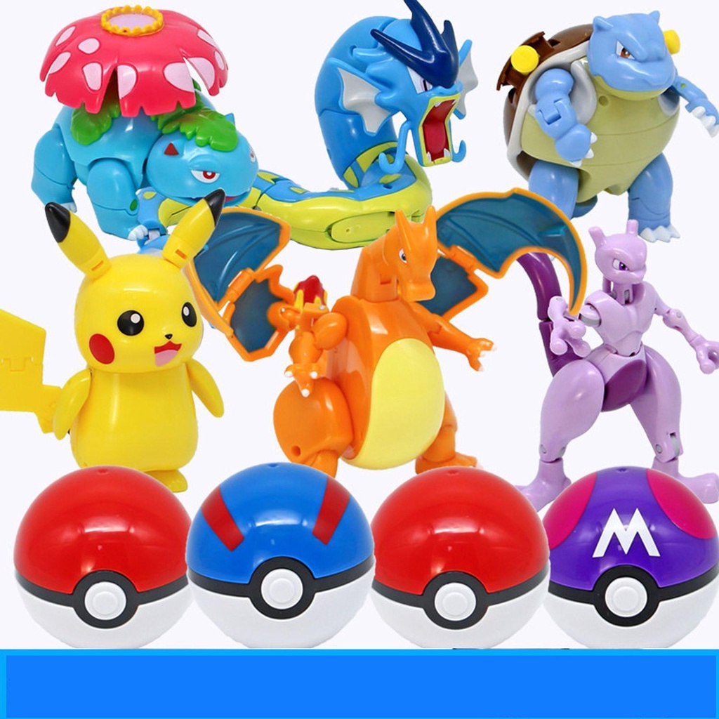 Action Figure PokePets Ball Untuk Anak-Anak