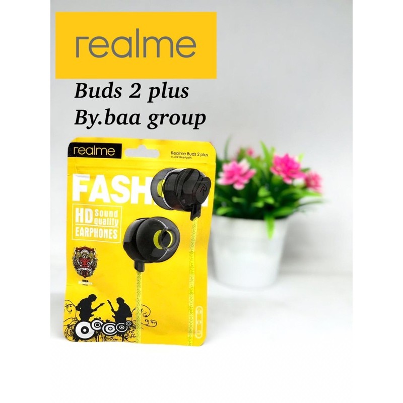 PROMO HANDSFREE REALME BUDS 2PLUS  HIGH DEFINITION HD SOUND QUALITY