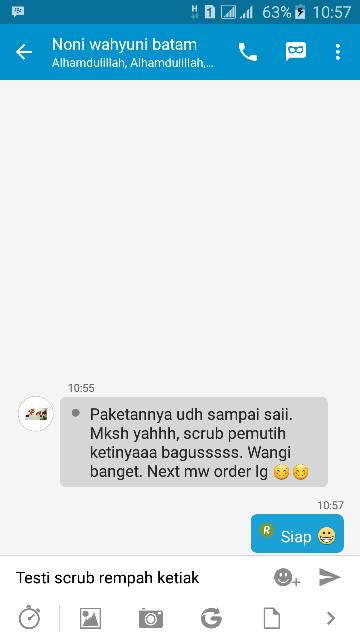 Scrub Pencerah Ketiak Rempah SACHET (Kemasan Baru) - Rumah Rempah Manisha Solo