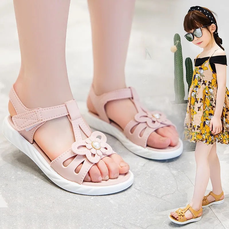 HappyOliver BUTTERFLY A66 Sandal Anak Perempuan Bahan Karet Model Lucu 2-8 Tahun Import