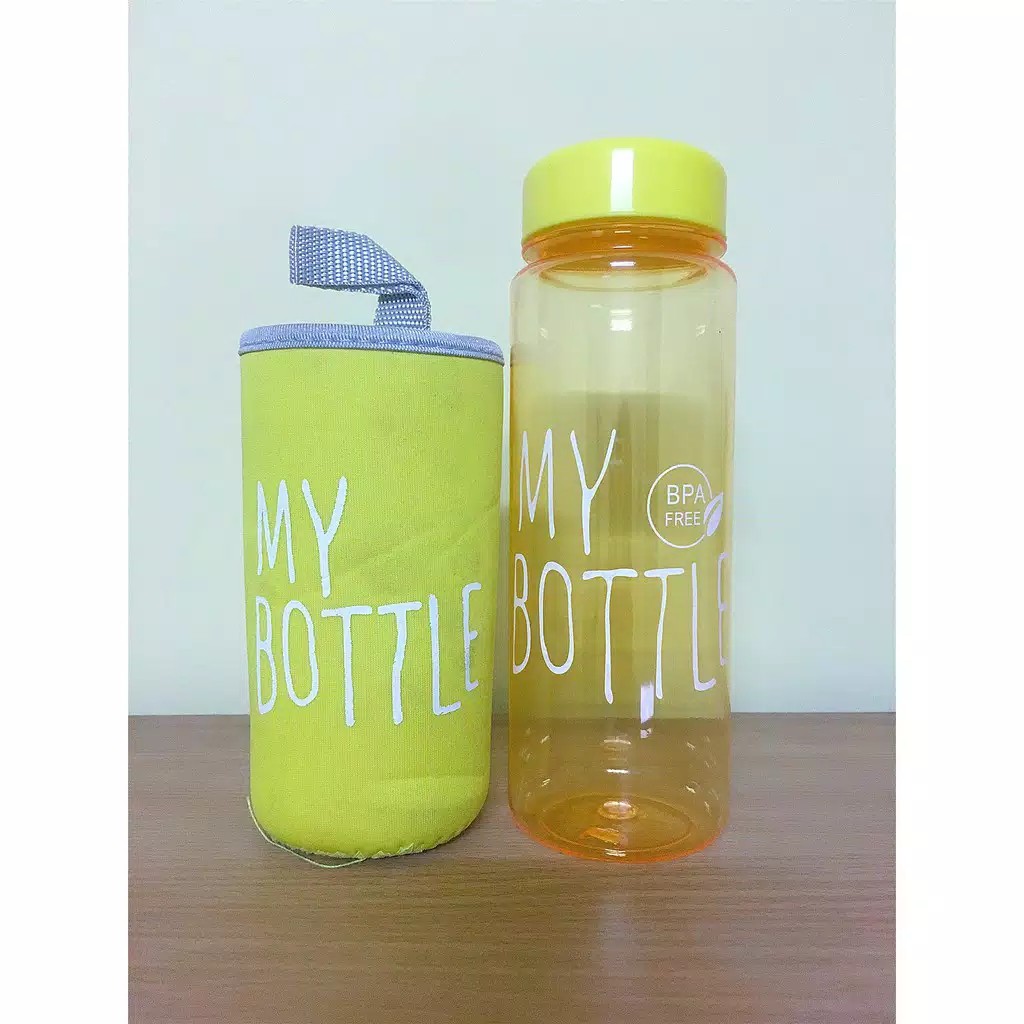 YA 279 - My Bottle Bening Aneka Warna Free Pouch Botol