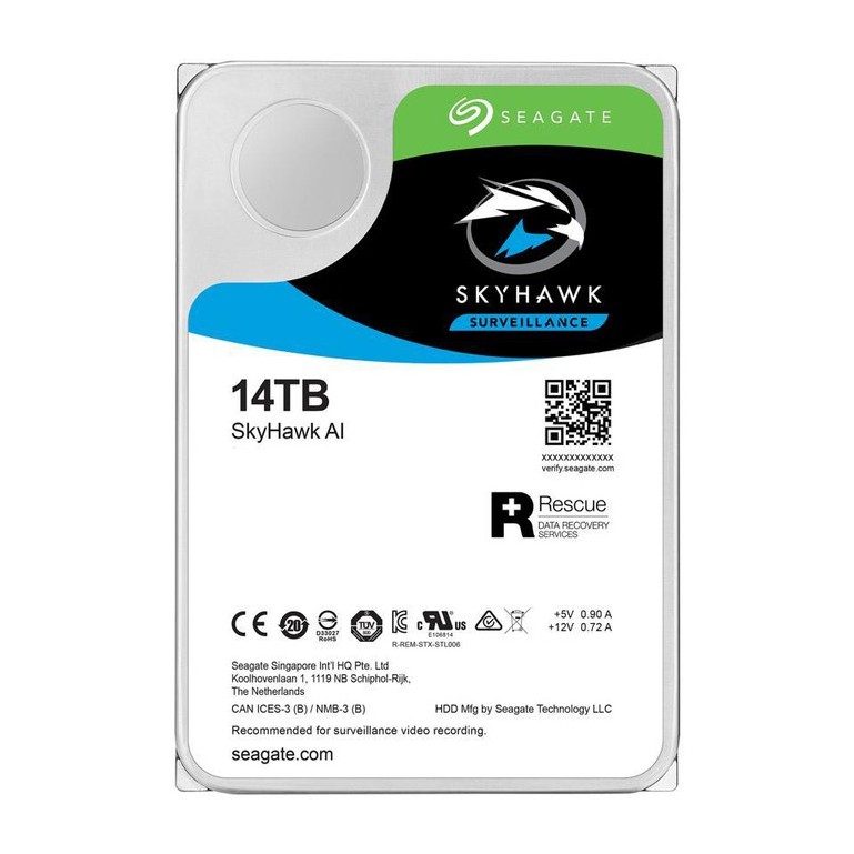 SEAGATE Skyhawk AI 14TB ST14000VE0008 3.5&quot; 7200RPM 256MB SATA III