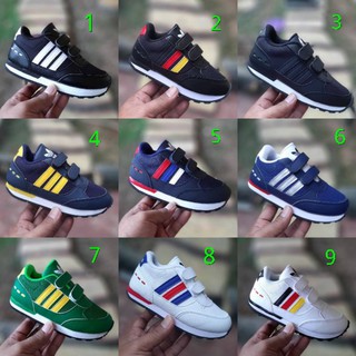 SEPATU SNEAKERS ANAK ADIDAS NEO CITY UNISEX MURAH VELCRO FASHION WANITA