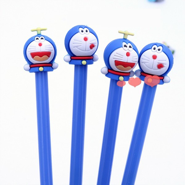BRGUNIK Pulpen Karakter Lucu Model Doraemon Lucu Cute Import Tinta Gel Black Pena Doraemon R078