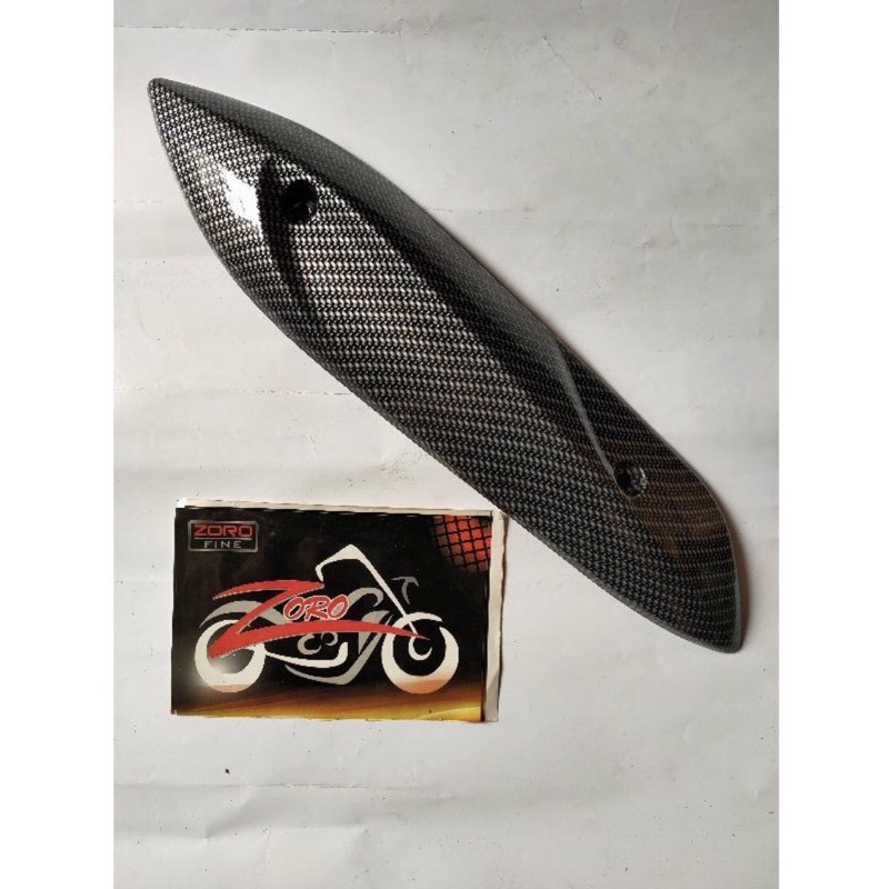 TUTUP KNALPOT CARBON MIO J MIO GT 115 MIO M3 SOUL GT 125 COVER TAMENG KNALPOT KARBON MIO J SOUL GT